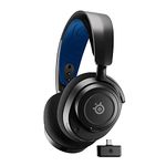 SteelSeries New New Arctis Nova 7P Multi-Platform Gaming & Mobile On Ear Headset Nova Acoustic System Simultaneous Wireless 2.4GHz + Bluetooth 38Hr Battery USB-C PS, PC, Mobile