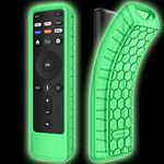 Fintie Vizio XRT260 2021 Voice Remote Control Silicone Case, Honey Comb Anti-slip Shockproof Case for VIZIO XRT260 V Series M Series 4K UHD HDR Smart TV, Glow in the Dark Green