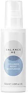Balance Me Collagen Boost Moisturiser – Smooth and Rejuvenate Face & Neck - Anti-Ageing Cream For All Skin Types - Peptides & Hyaluronic Acid – Vegan and Cruelty Free - Made In UK - 50ml