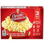 Orville Redenbacher Popcorn - Microwave Extra Buttery (3 packs x 12 - 36 bags total)