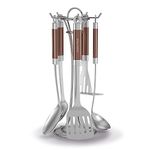 Morphy Richards 975055 Kitchen Utensil Set, Accents Range, Stainless Steel, Copper, 5 - Piece , 14.9 x 17.2 x 39 cm