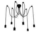 Lixada Hanging Chandelier Light, 6 Lamps, 6 Arm, E27 0.00 wattsW 110.00 voltsV