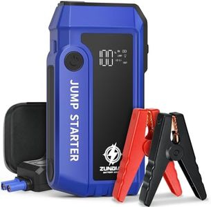 3000A Car Battery Jump Starter Power Bank, 12V Portable Car Jump Starter with USB Quick Charge 3.0, Battery Charger Power Bank Up to 8.0L Gas & 6.0L Diesel Engines, LCD Torch