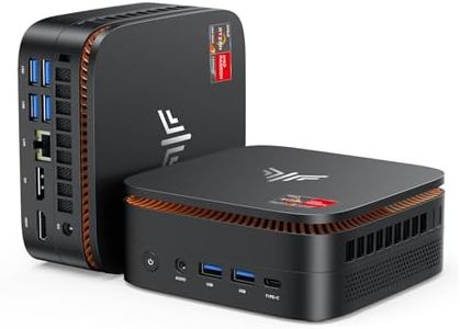 KAMRUI Hyper H1 Mini Gaming PC, AMD Ryzen 7 6800H, 32GB DDR5 4800MHz 1TB M.2 NVMe PCIe3.0x4 SSD Mini PC(8C/16T,up to 4.7GHz), 16MB L3 Smart Cache, Triple 4K Display/WiFi6/BT5.2/Mini Desktop Computers
