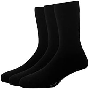 Van Heusen Men's Socks (Pack of 3) (VXT11141_Black)