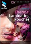 Zentesi A4 Laminating Pouches High Gloss Laminator Sleeves 250 Micron (125 + 125 Microns) Glossy Laminate Pouch Sheets - Pack of 100