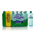 Highland Spring Sparkling Water, 24 x 500ml