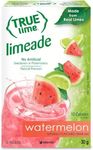 True Lime Watermelon Limeade Water Enhancer Drink Mix, Low-Calorie Powdered Drink Mix,Water Flavor Packets with Stevia (10 Packets)