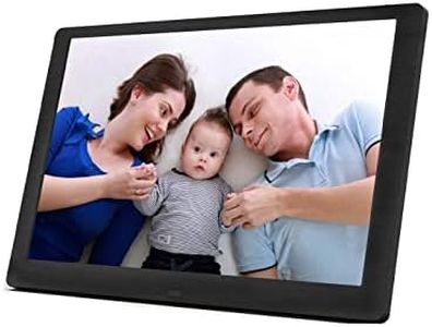 YASTA Cornice digitale 10 pollici cornice foto video HD con telecomando calendario sveglia supporto scheda USB