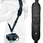 HiiGuy Camera Strap, Adjustable Padded Sling for All SLR and DSLR Cameras, Neck and Shoulder Strap, 32 Inches Long, with Screw Mount, Safety Tether, Microfiber Lens Cleaning Cloth, and eBook