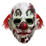 La Llareta Halloween Horror Clown Mask - Creepy Latex Mask for Halloween Party, Scary Costume Accessory for Adults and Teens