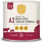 Serenity Kids Toddler Formula Powder Drink Made with Grass Fed Organic A2 Whole Milk | Easy to Digest, Clean Ingredients | Clean Label Project Purity Award Certified | 21 oz Can | 1 Count