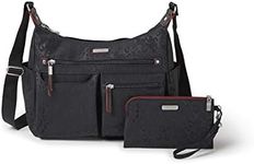 Baggallini Anywhere Large Hobo with RFID Phone Wristlet (Black)