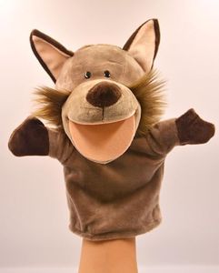 LOMTRATS Marionette a Mano con Animali per Bambini,Il Bambino Include Lupo Leone ecc.Bocche Aperte Mobili,Perfette per Raccontare storie,Insegnare,Scuola Materna,Regali di Compleanno