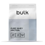 Bulk Pure Whey Protein Powder Shake, Unflavoured, 1 kg, Packaging May Vary