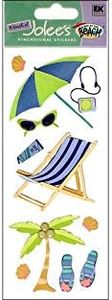 Jolee'S Boutique Dimensional Stickers-Sunbathing