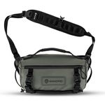 WANDRD Camera Bag - Rogue Sling Crossbody Camera Bag, Made of Ballistic Nylon Fabric, Works As Laptop Bag (Wasatch Green, 9L)