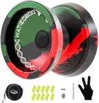 WATIEOBOO Yoyo Professional Responsive Yoyo for Kids 8-12 Unresponsive Yo yo for Adults Beginner Friendly Fingerspin Trick Pro Yoyos with Yo-yo Accessories (Black Green Red)