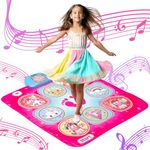 Style Girlz Dance Mat For Girls - Dance Pad With UK Music - Kids Musical Dance Mat With 6 Fun Game Modes - Suitable For Kids Age 3 Years Plus