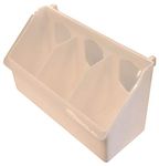 Rite Farm Products 3 Hole Plastic Quail Pigeon Dove Bird Outside of CAGE Feeder