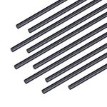 Graphite Stir Rod Stick Crucible Stir Rod Long Carbon Stirring Rod Graphite Crucible Stir Stick for Melting Casting Refining Gold Silver Copper (0.31 x 11.81 in- 10Packs)