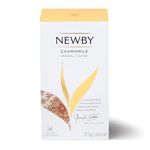 Newby Chamomile Tea Bags | 25 Pieces | 100% Organic Chamomile Flower Herbal Green Tea | Light and Gentle Taste With Subtle Floral Flavor | Steep Hot or Iced | 37.5 gm