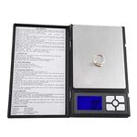 Rasikvar Digital Pocket Jewelry Scale Electronic Diamond Gold Notebook Weighing Scale Up to 0.1G to 500G