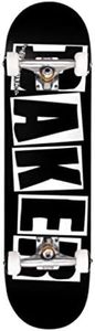 Baker Skateboard Factory Assembled Complete Logo Black/White 8.25"