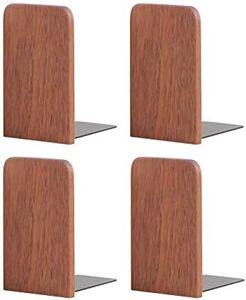 muso wood Sapele Book Ends for Shelves, 1 Pair