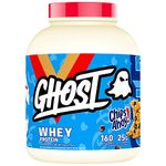 Ghost Whey Protein - 5lbs 2270g, 58 Servings per Tub, Gluten Free, Soy Free, 100% Whey Protein Blend with Natural Digestive Enzymes, 25+ Grams of Protein (Chips Ahoy), 2.27 kg (Pack of 1)