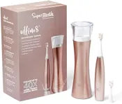 SuperMouth ULTIM8 SmartBrush™ System – Electric Toothbrush with Patented SuperBristles®, Sanitizing SmartHub®, Dual Sonic Modes, and Pressure Sensor – Rose Gold