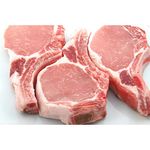 Frozen Uncooked British Pork Chops - 1x1.5kgnom