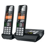 Gigaset Comfort 552A Duo - 2 Cordless Phones - Answering Machine - Made in Germany - Elegant Design - Hands-Free Mode - Comfort Call Protection - Big Phone Book, Titanium-Black