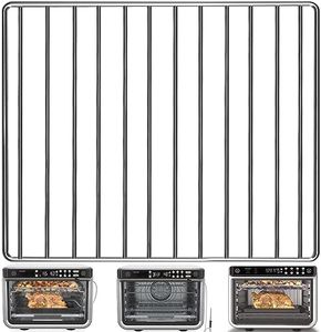 GWY Air Fryer Wire Rack for Ninja Foodi 10 in 1 DT201 DT251 Digital Convection Toaster Oven, 14.4''*11.4'' Stainless Steel Air Fryer Replacement Parts Accessories Roasting Steamer Grill Racks Tray