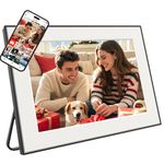 CECGAN 32GB Memory 10.1 Inch Frameo Photo Frame, WiFi Digital Picture Frame,1280x800 HD IPS Touch Screen, Auto-Rotate, Share Photos/Videos Instantly via Frameo App from Anywhere, Wall Mountable.
