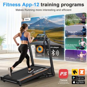 Foldable Treadmill 4.5HP – 150kg Capacity, Compact Home Running Machine