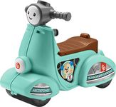 Fisher-Price Toddler Ride-On Toy Laugh & Learn Smart Stages Cruise Along Scooter with Lights Music & Learning for Infants Ages 1+ Years