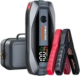 Fanttik T8 APEX 2000 Amp Jump Starter, 20000mAh Car Battery Pack for Up to 8.5L Gasoline and 6L Diesel Engines with LED Display, 65W PD Fast Charger, 12V Safe Lithium Jump Starter Deluxe Package