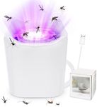 Bug Zapper, Mosquito Killer Lamp, UV Insect USB Charge Fly Zapper, Portable Electric Bug Zapper Trap, for Camping, Bedroom, Home, Safe Kids