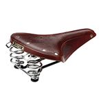 Brooks England B427HSA07205 B67 Bicycle Saddle, Antique Brown-Chrome Springs, Men's