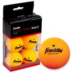 Franklin Sports 1 Star Table Tennis Balls (Pack of 6), Orange, 40 mm