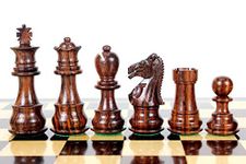 House of Chess - Galaxy Staunton Wooden Chess Set Pieces King Size 3" Triple Weighted