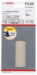 Bosch Professional Set of 10 Sanding Sheets M480 Best for Wood and Paint (Wood and Paint, 93 x 186 mm, grit G120, Accessories for Orbital Sanders)