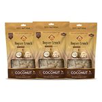 Dogsee Crunch Single-Ingredient Training Treat from Fat-Separated Coconuts, 150 g (Pack of 3)