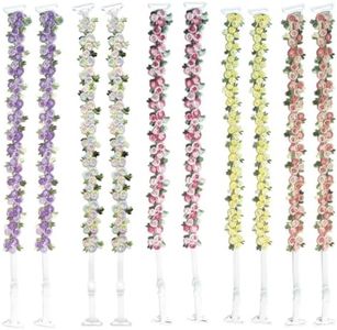 Moly Story Removable Invisible Floral Bra Straps,Decorative Bra Straps Replacement,Shoulder Straps for Women Tops Dress,5 Pairs Pack