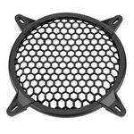 Akozon Car Speaker Plastic Mesh Cover Decorate Car Speaker and Horn Speaker Modification Protect Protect Your Subwoofer Not Easy to Discolor and Corrode(6 Inch)