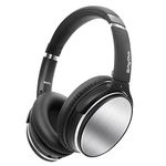 Srhythm NC25 Pro Active Noise Cancelling Headphones Bluetooth 5.0,ANC Stereo Over-Ear Wireless Headset with Hi-Fi,Mic,50H Playtime,Voice Assistant,Low Latency Game Mode