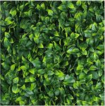 ULAND 12Pc in 20" x 20", Artifical Topiary Gardenia Hedges Panels, Faux Plant Shrubs Greenery Backdrop Wall Decorations, Outdoor Privacy Screen Fence