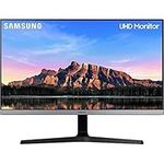 Samsung U28R550UQR - UR55 Series - LED monitor - 28" (28" viewable) - 3840 x 2160 4K @ 60 Hz - IPS - 300 cd/m² - 1000:1 - HDR10-4 ms - 2xHDMI, DisplayPort - dark grey/blue