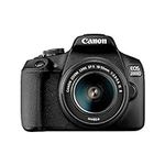 Canon EOS 2000D DSLR Camera and EF-